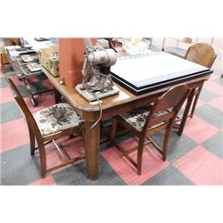 DINING TABLE W/ 4 CHAIRS