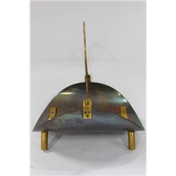 BRASS CUSTOM MADE HEARTH LOG CONTAINER