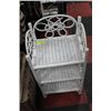Image 1 : WHITE WICKER STAND