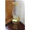 Image 1 : ESTATE YELLOW GLASS OIL LAMP