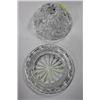Image 1 : PINWHEEL CRYSTAL BUTTER DISH