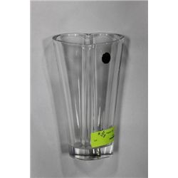 FRENCH CRYSTAL HEART VASE