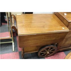 ESTATE MAPLE TEA CART