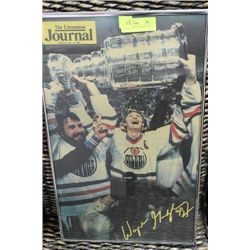 WAYNE GRETZKY SIGNED PICTURE