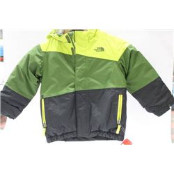 NORTHFACE BOYS GREEN JACKET ON CHOICE: S/7-8