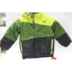 NORTHFACE BOYS GREEN JACKET ON CHOICE: XS/6