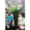 Image 1 : SHOWHOME WICKER VASE W ARTIFICIAL  FLOWERS