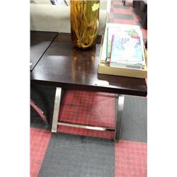 SHOWHOME CHROME LEG END TABLE ON CHOICE
