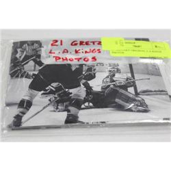 21 GRETZKY ORIGINAL L.A KINGS PHOTOS