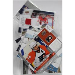 20 HOCKEY CARDS JERSEY