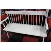 Image 1 : ESTATE WOOD WHITE BENCH