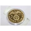 Image 1 : NAZI GOLD PLATED REPLICA 5 MARK COIN