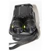 Image 1 : PAIR OF PORTABLE BINOCULARS IN BLACK CASE