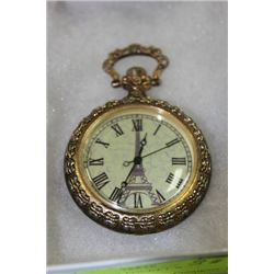EIFFEL TOWER POCKET WATCH