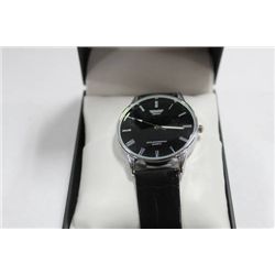 SWIDU LEATHER MEN'S QUARTZ WATCH