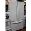 Image 1 : GE WHITE FRENCH DOOR BOTTOM MOUNT FRIDGE