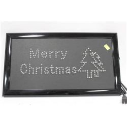 LED MERRY CHRISTMAS SIGN