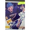Image 1 : 8X10 BRETT HULL SIGNED PHOTO