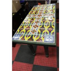 MEXICAN TILE TABLE