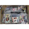 Image 1 : BOX OF 11 BINS HOCKEY CARDS 3000 OLD AND NEW