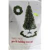 Image 1 : PRE-LIT HOLIDAY TREE SET