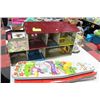 Image 1 : VINTAGE DOLL HOUSE & 2 IRONING BOARDS