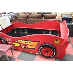 SHOWHOME DISNEY CARS SINGLE BEDFRAME W/