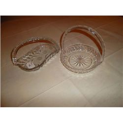 Glass basket candy dishes 2