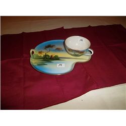 Noritake china cup and saucer/sandwich plate 1Set.