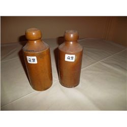 Pair of ginger bottles