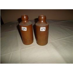 Pair of ginger bottles