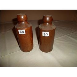 Pair of ginger bottles