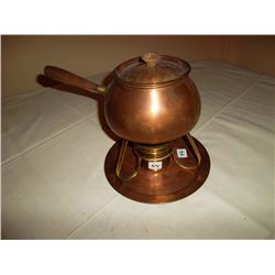 Copper Fondue Pot