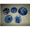 Image 1 : Porsgrund Christmas Plates 1968-69-70. 1 Kaiser plate 1970. 1 B&G Kyobenhavm Mothers Day plate 1970.