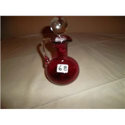 Cranberry glass vinaigrette