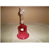 Image 1 : Cranberry glass bell