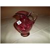 Image 1 : Cranberry glass pitcher