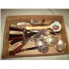 Image 1 : Assortment of cutlery; steakknives and serving spoons etc.
