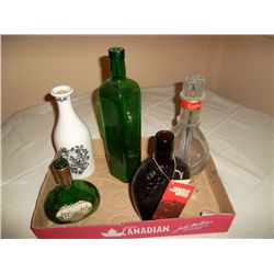 Assortment of bottles