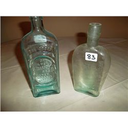 Dr. Kilmers Swamp Root Cure Bottle & glass bottle