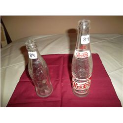 Pepsi & coke bottle