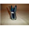 Image 1 : Blue art glass vase