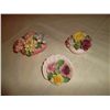 Image 1 : Porcelain flower posies in vases -3  Excellent condition