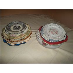 Assortment of decorative plates
