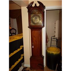 Grandfather tall clock - Brass face.
