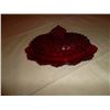 Image 1 : Ruby glass butter dish