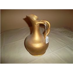Gold pottery jug