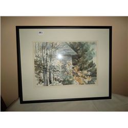 Water colour painting. Artist: L.Palmer  17" by 21"