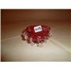 Image 1 : Small cranberry glass candy dish