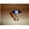 Image 1 : Pierced swing handled sugar basket on round pedestal foot made in Sheffield in 1777 by Tudor and Lea